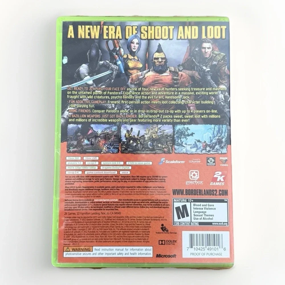 Borderlands 2 CIB W/ Manual - Xbox 360
